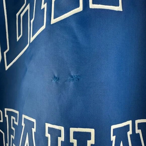 Vintage 90's Chalkline NFL Seattle Seahawks Satin Style Varsity Jacket - Picture 9 of 16